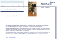 Desktop Screenshot of hauptsachefriseur.de